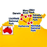 Kakadu-Litchfield Map enlarged